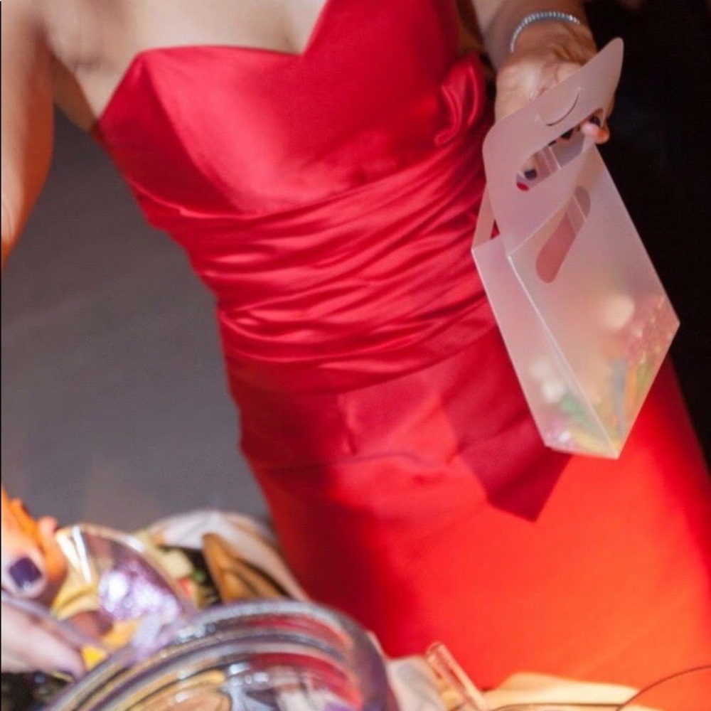 SCOTT McCLINTOCK Red Ballgown SZ 6